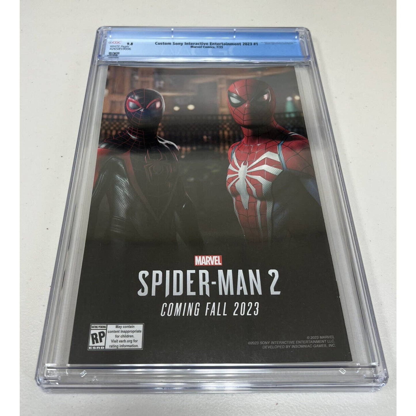 Spider-Man 2 #1 2023 Gamerverse Sony 1st app The Hood CGC 9.8