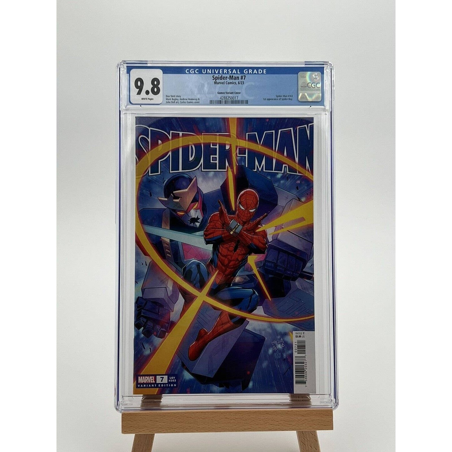 Marvel Comics SPIDERMAN #7 CGC 9.8 GOMEZ VARIANT FIRST APPEARANCE OF SPIDERBOY