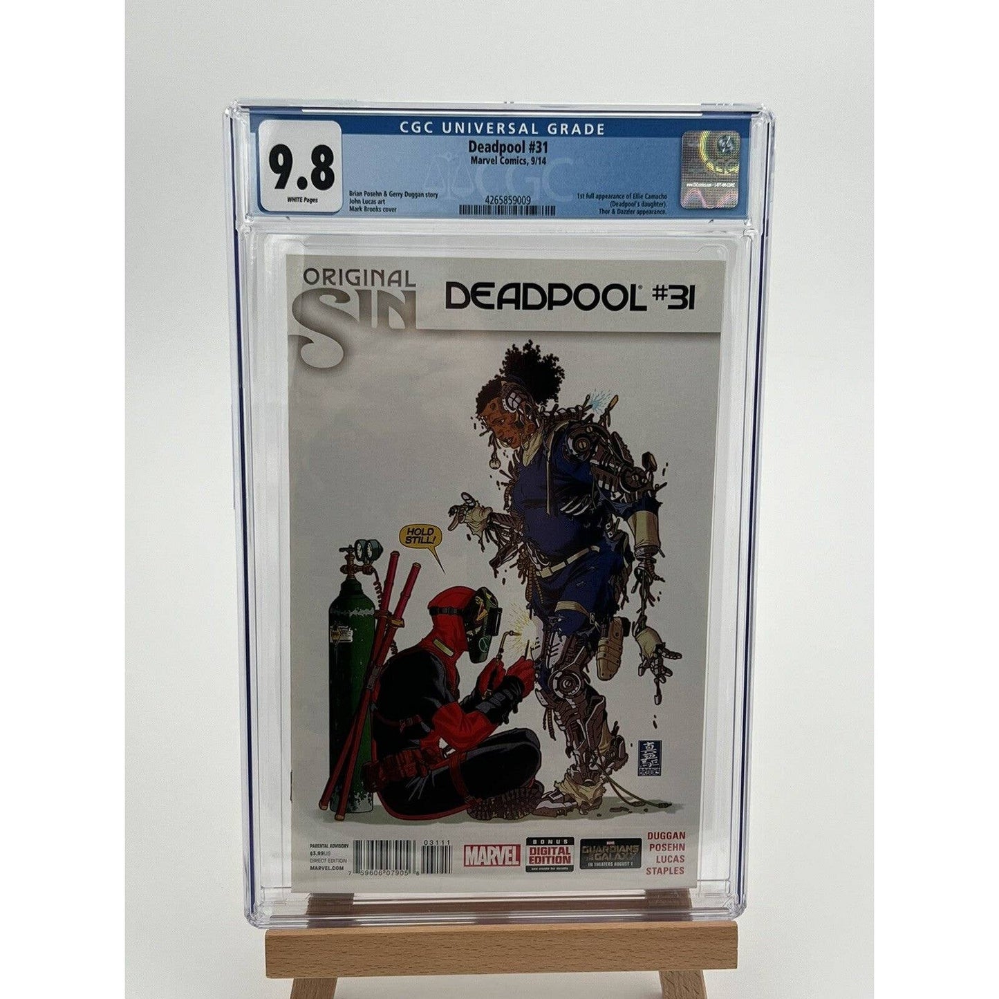 Deadpool #31 CGC 9.8 2014 1st Appearance of Ellie Camacho