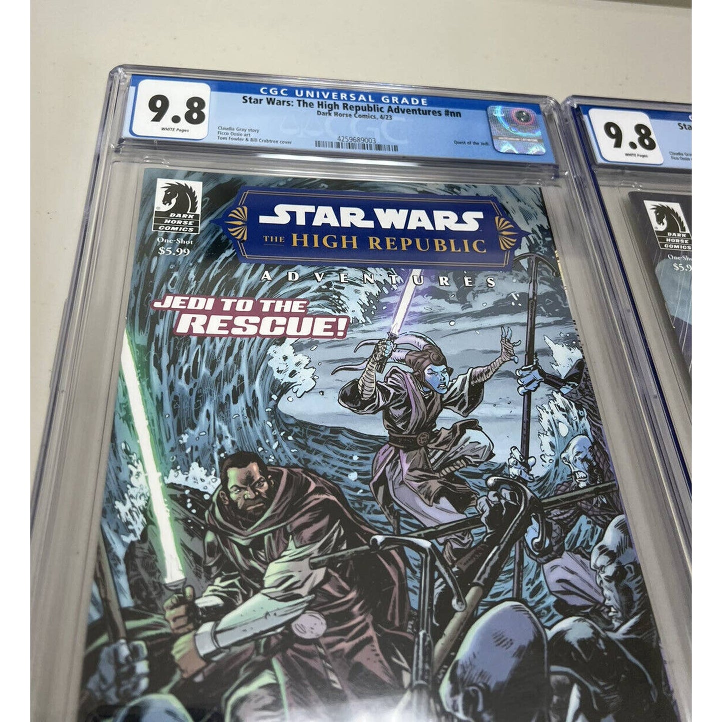 Star Wars High Republic Adventures Quest of the Jedi #1 TFAW A and B CGC 9.8
