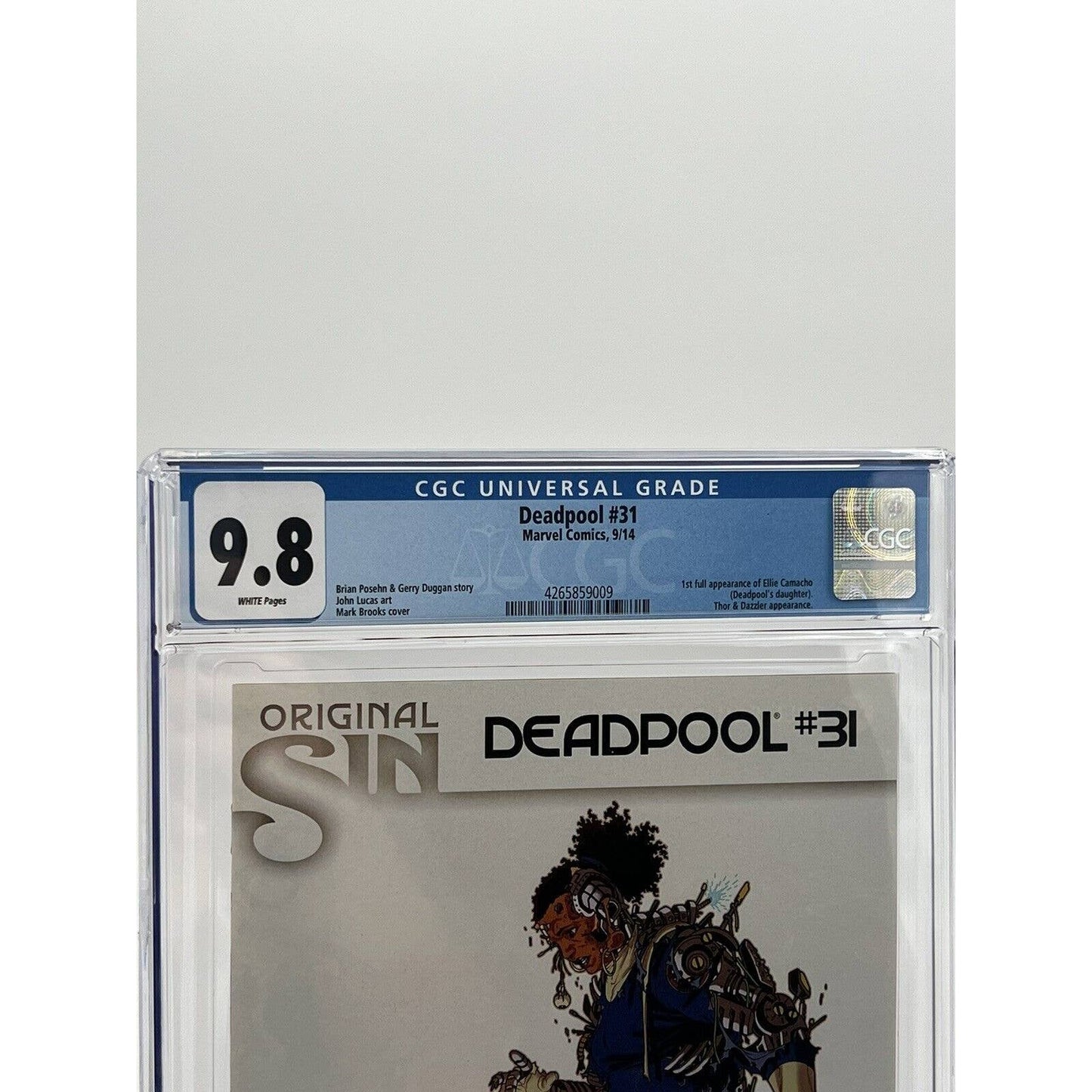 Deadpool #31 CGC 9.8 2014 1st Appearance of Ellie Camacho