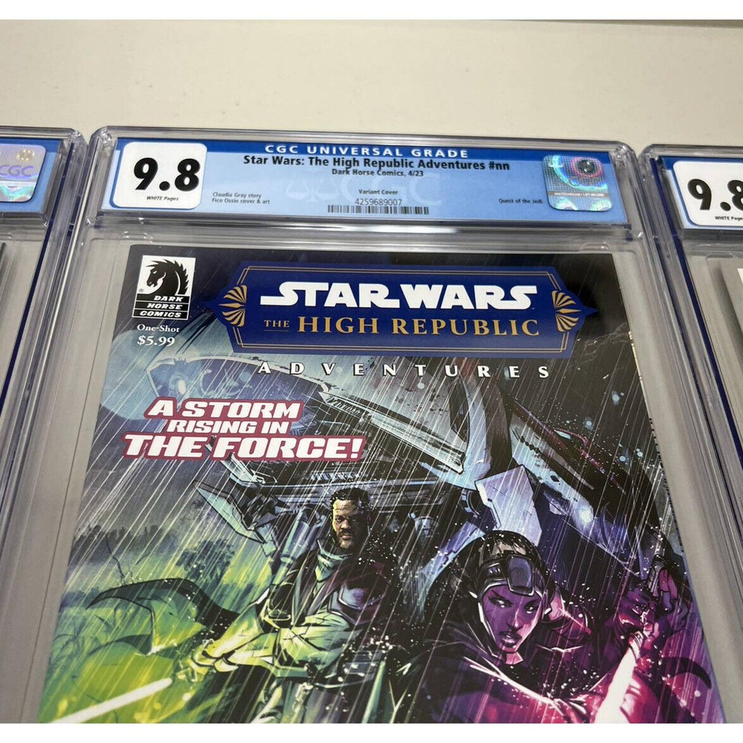 Star Wars High Republic Adventures Quest of the Jedi #1 TFAW A and B CGC 9.8