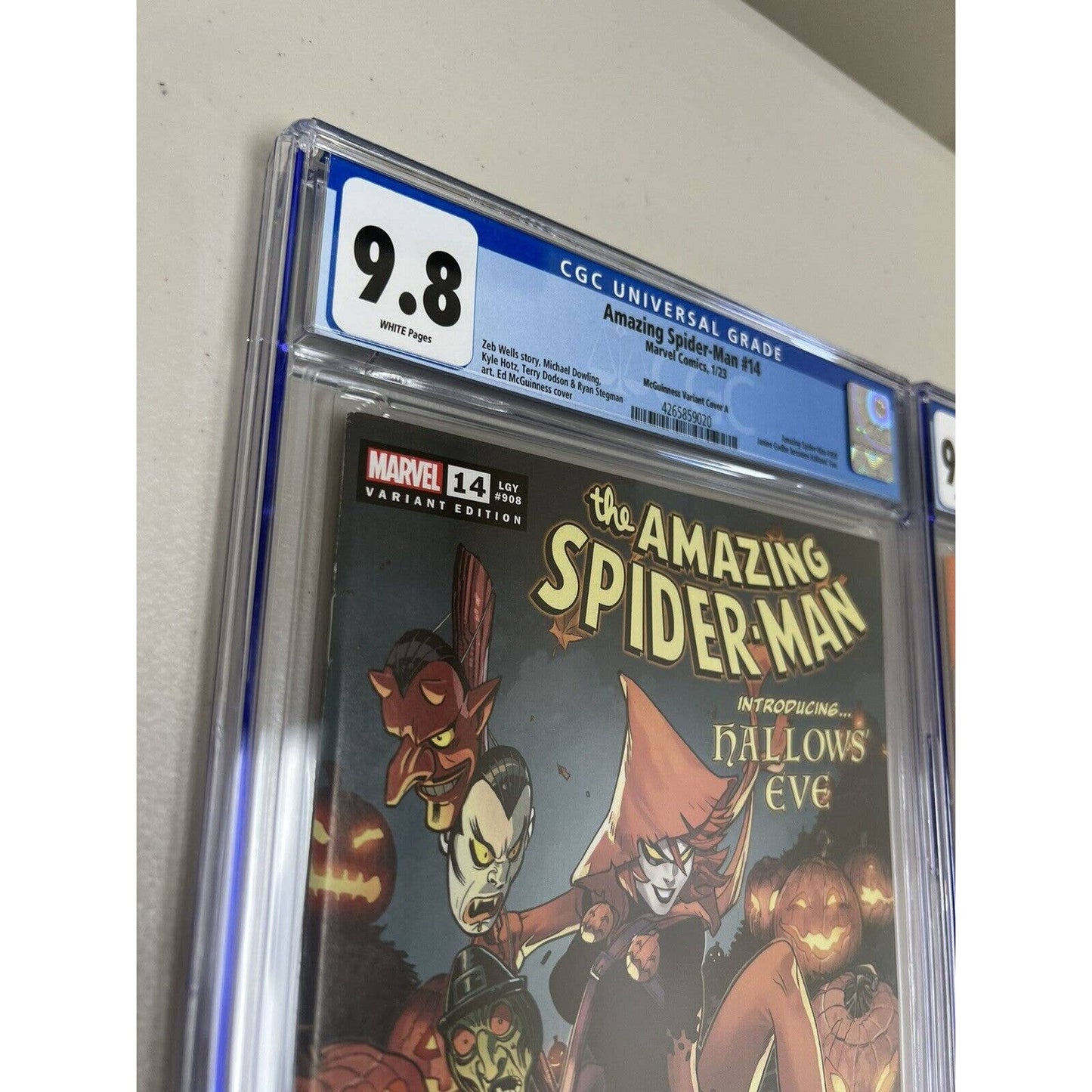 Amazing Spider-Man #14 CGC 9.8 Ivan Tao Virgin and McGuinness A 1st Hallow's Eve