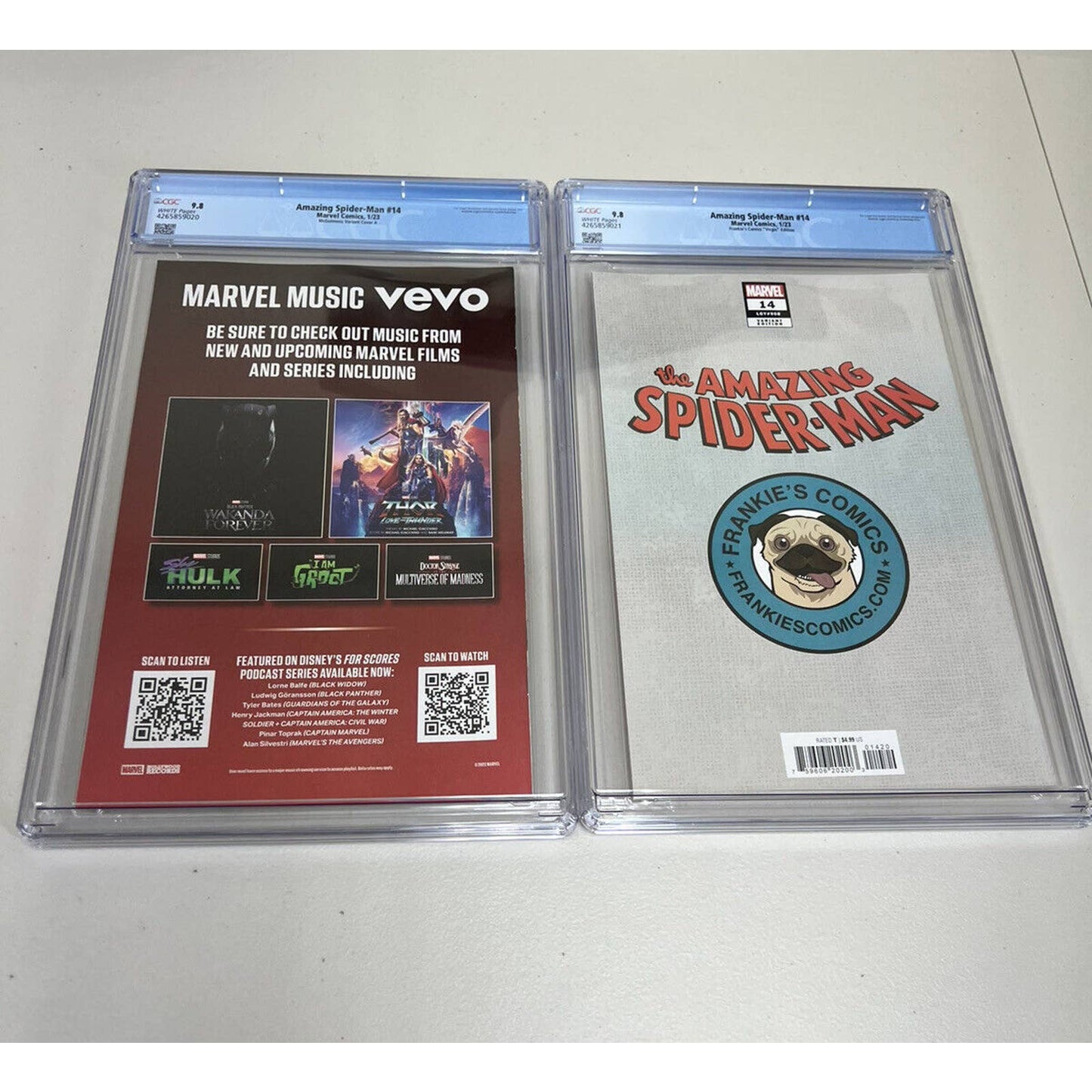 Amazing Spider-Man #14 CGC 9.8 Ivan Tao Virgin and McGuinness A 1st Hallow's Eve