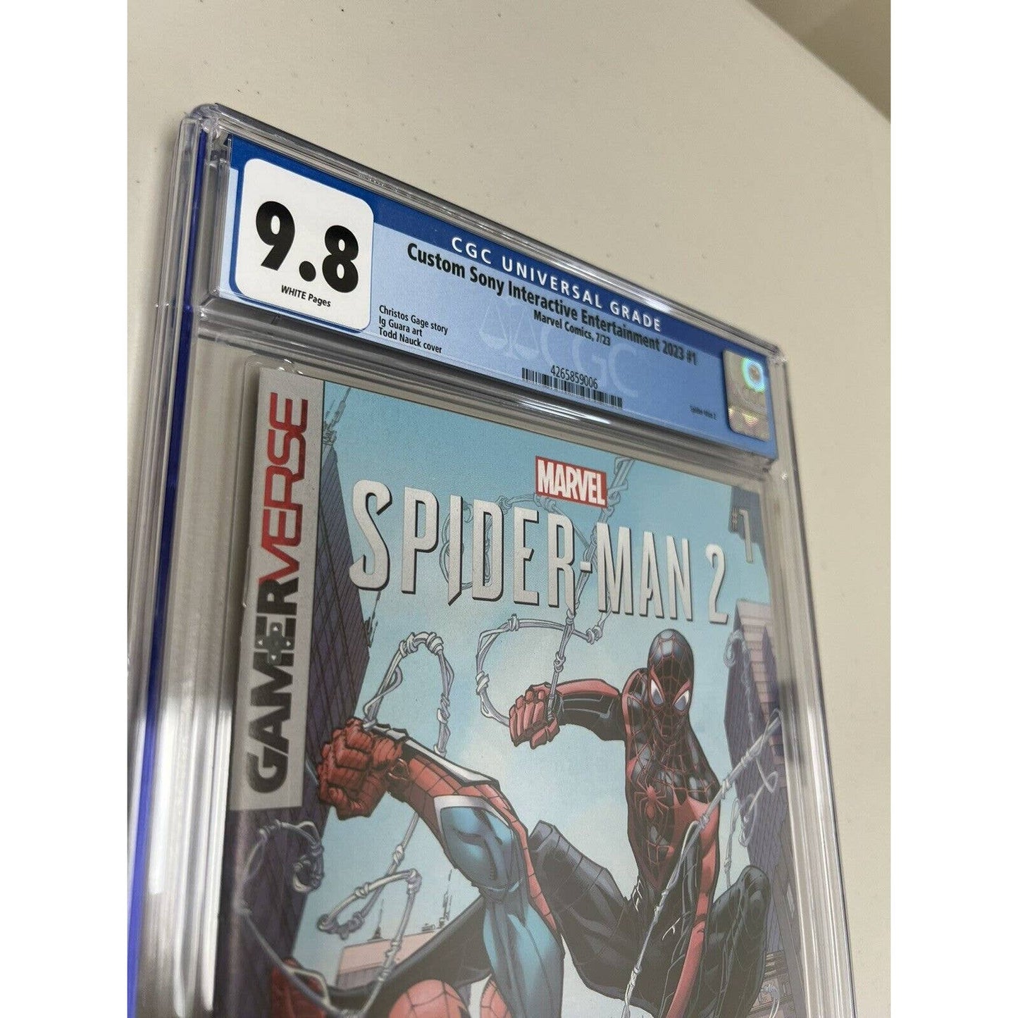 Spider-Man 2 #1 2023 Gamerverse Sony 1st app The Hood CGC 9.8